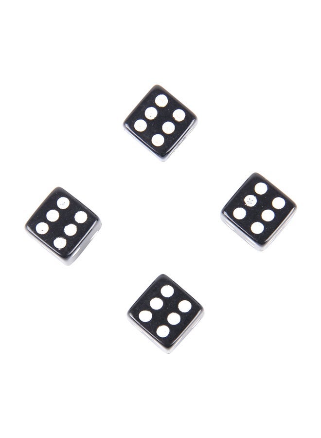 NIBEMINENT 4-Piece Dice Shaped Car Tire Valve Stem Cap  - Image 1
