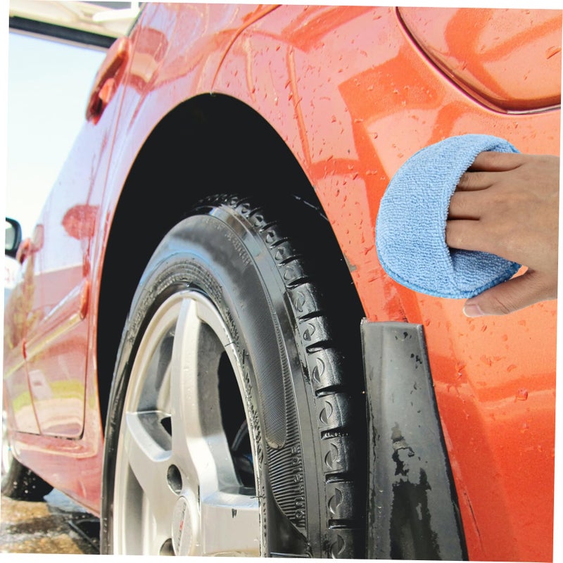 Microfiber Round Sponge Pads 5 Pack Soft Buffing Polishing Waxing Detailing Car - Image 5