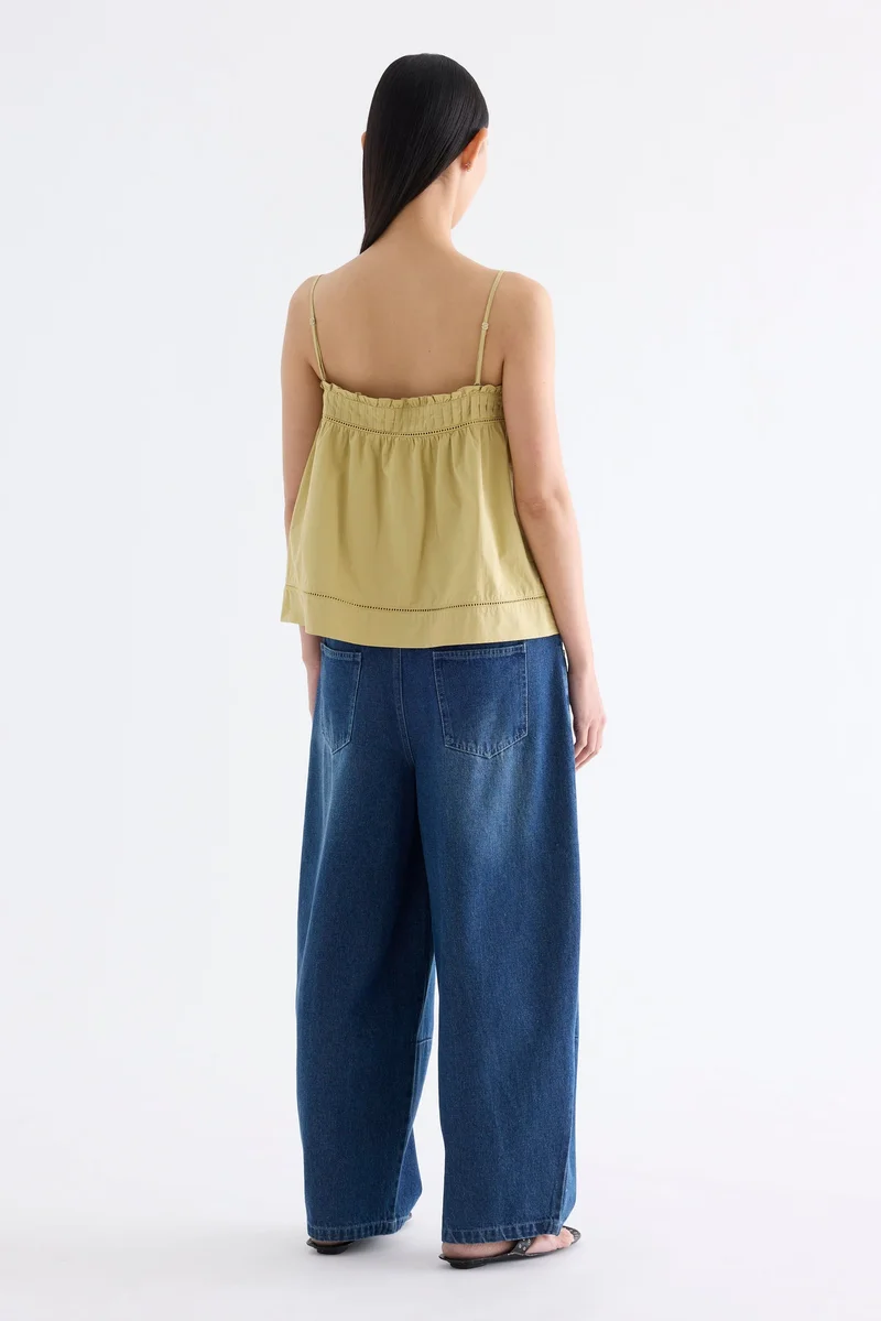 The Editor's Market Heidi Pin Tuck Empire Top