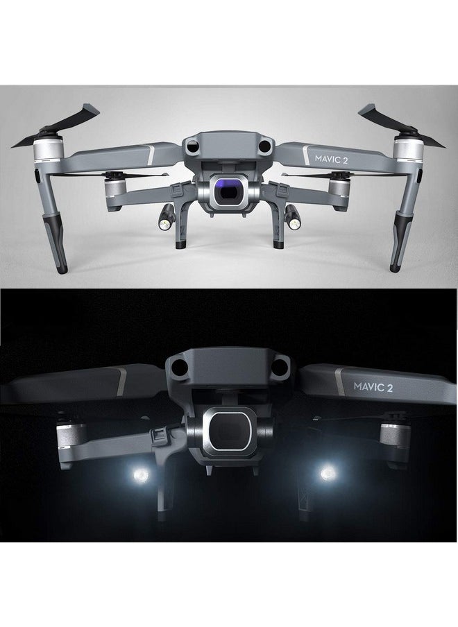 بجي تك مجموعة مصابيح رأس LED لتمديدات معدات الهبوط لطائرة Mavic 2 Pro Zoom من Dji Mavic 2 (بدون بطاريات)  - Image 5