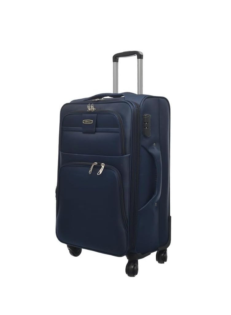 Canvas Travel Bags with Wheels - Size 28 - Made of Oxford and Polyester Fabric - Durable material to withstand the rigors of travel while maintaining its elegant appearance
