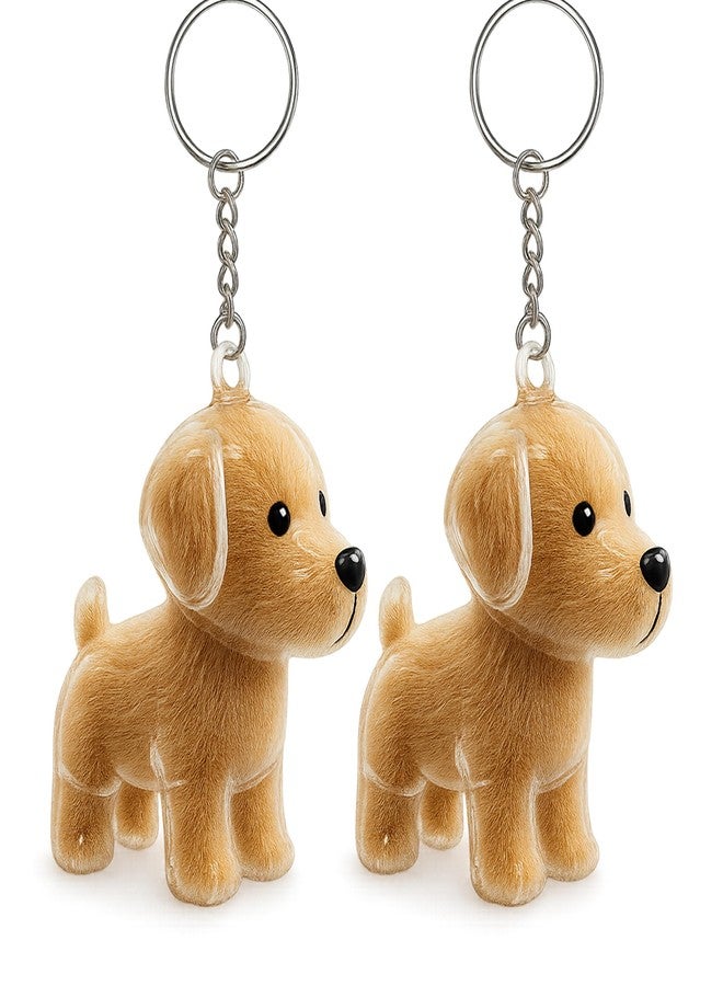 OGNWFUNK 2 Pcs Dog Fur Keepsake Keychains – Transparent Pet Fur Storage Charms, Memorial Hair Collectors to Keep Your Beloved Pet Close - Image 2