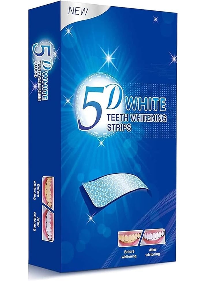 7-Pieces 5D Teeth Whitening Strips - Image 1