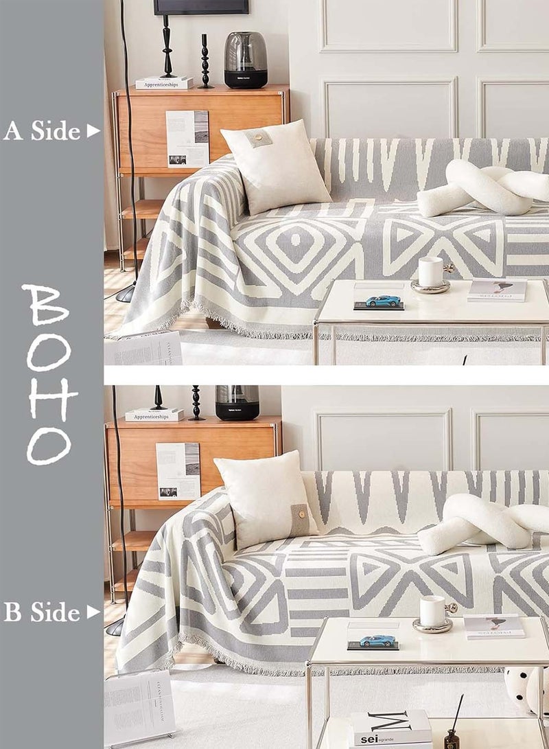 LEOKOR 3 Seat Sofa Slipcover Pets Protector Furniture Covers Soft Four Seasons Universal Sofa Slipcovers All-Inclusive Sofa Cover 180*300CM - Image 2