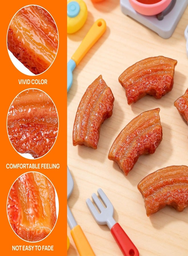 Garneck 5pcs Simulation Meat Model Fake Meat Decoration Realistic Food Decor Kitchen Ornament Party Prop - Image 3