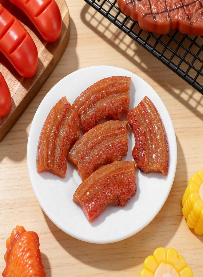 Garneck 5pcs Simulation Meat Model Fake Meat Decoration Realistic Food Decor Kitchen Ornament Party Prop - Image 5