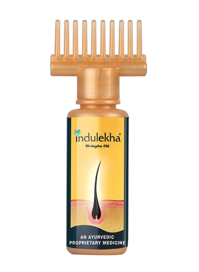 INDULEKHA Selfie Comb Dispenses Bringha Oil 100ml - Image 1
