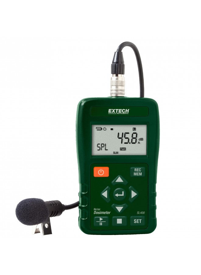 Extech SL400 Personal Noise Dosimeter with USB Interface - Image 1