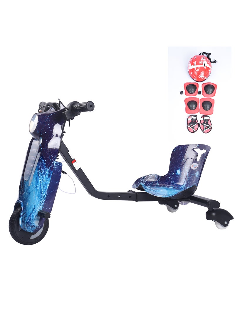 FUN MOMENT سكوتر درفت مصغر 36 فولت مع خوذة وحماية مع جرس - Image 2