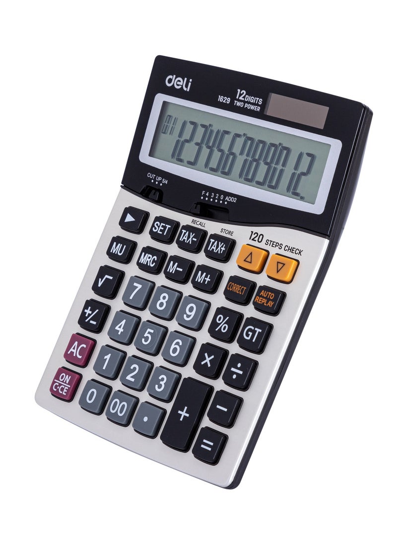 Deli 120-Step Check Tax Calculator with Clear LCD Display - Image 5