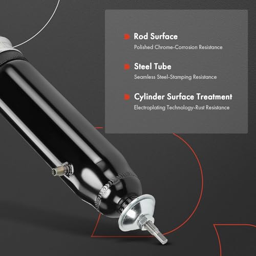 A-Premium Rear Air Shock Absorber Suspension Compatible with Buick Lucerne 2006-2011, LeSabre 2000-2005, Park Avenue, Riviera & Cadillac DTS, Seville, DeVille & Oldsmobile Aurora & Pontiac Bonneville - Image 5