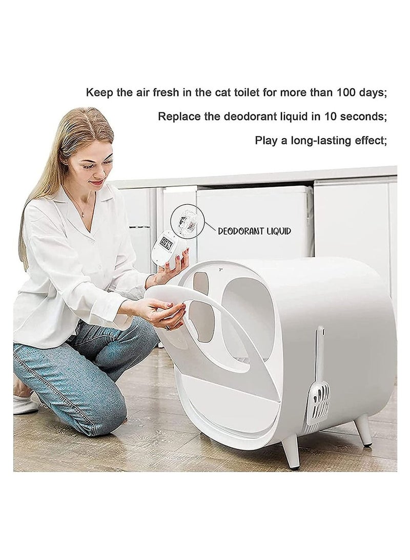 Smart Cat Litter Box Fully Enclosed Drawer Cat Toilet Intelligent Sensing Automatic Cleaning Taste - Image 3