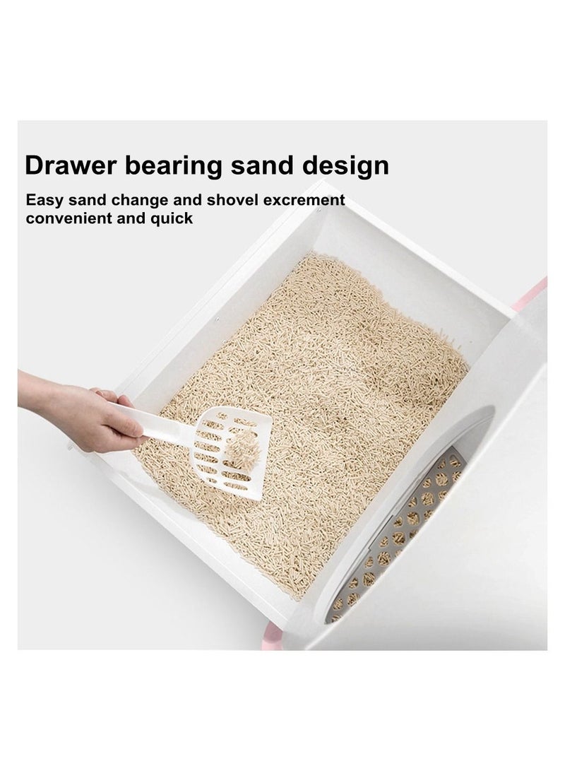 Smart Cat Litter Box Fully Enclosed Drawer Cat Toilet Intelligent Sensing Automatic Cleaning Taste - Image 5