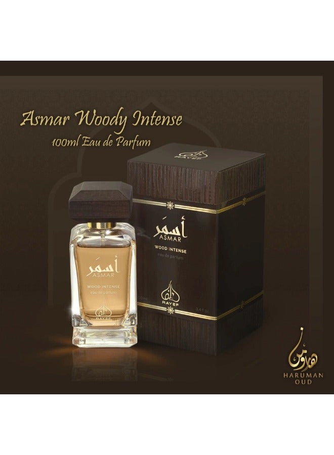 RAYEF Asmar Wood Intense Eau de Parfum for Men - 100ml - Image 2