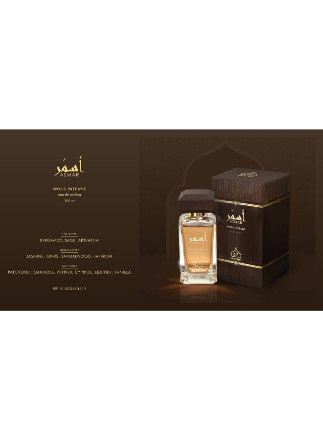 RAYEF Asmar Wood Intense Eau de Parfum for Men - 100ml - Image 3