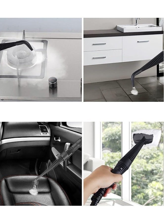 JAJEEK 1000W Handheld Steam Cleaner – Portable High-Temperature Steamer with Safety Lock & 10 Accessories | Chemical-Free Deep Cleaning for Home, Kitchen, Bathroom, Car, Sofa, Fabric & More | Compact & Easy to Use – Yellow  - Image 5