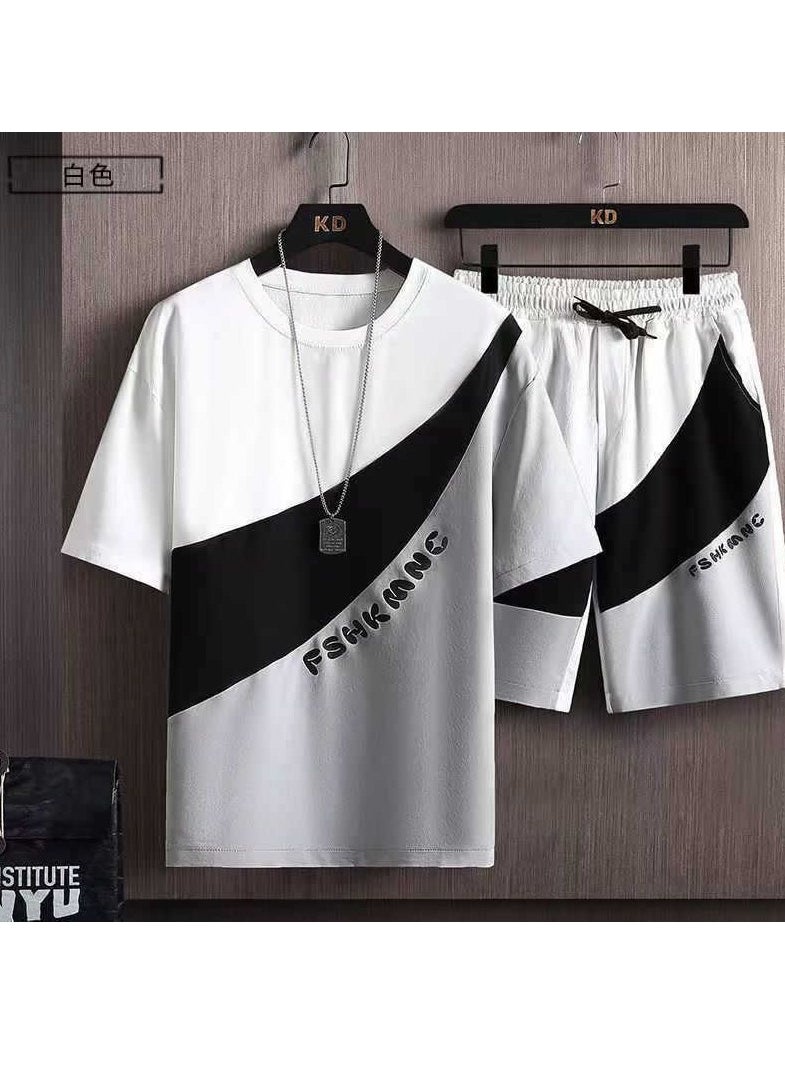 KUYING - New Fashion Versatile Short Sleeve Set - Image 1