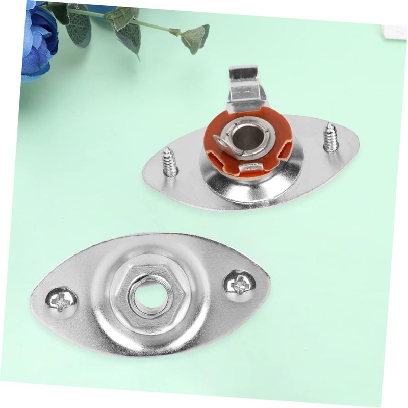 Garneck Electric Guitar Output Jack Plate - Durable for Electric Guitar Pickup - Fit for Guitar Plug Cylinder Enhanced Sound and Performance - Image 4