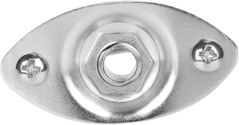 Garneck Electric Guitar Output Jack Plate - Durable for Electric Guitar Pickup - Fit for Guitar Plug Cylinder Enhanced Sound and Performance - Image 1