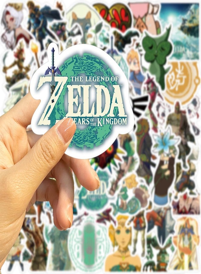 MINRAIN 50pcs The Legend of Zelda: Tears of The Kingdom Stickers for Water Bottle, Waterproof Vinyl Decal for Adult Teen Kids Laptop Skateboard Phone Travel Case Bike Guitar - Image 5