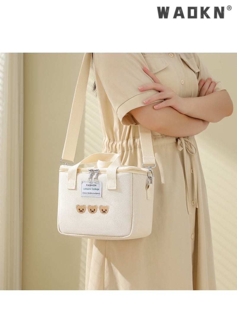 WAOKN Fashionable Multifunctional Cute Lunch Bag Girls Lunch Box Insulated Cute Lunch Bag Women's And Children's Insulated Lunch Box Essential Products For Work And Travel - Image 4