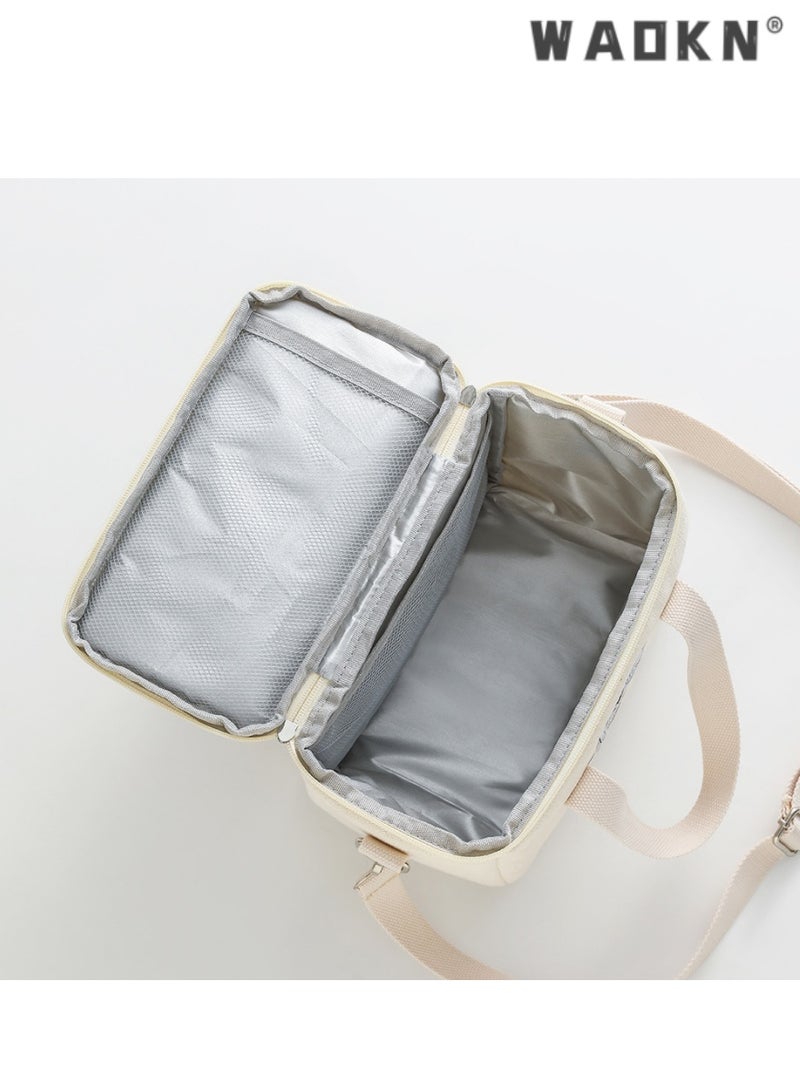 WAOKN Fashionable Multifunctional Cute Lunch Bag Girls Lunch Box Insulated Cute Lunch Bag Women's And Children's Insulated Lunch Box Essential Products For Work And Travel - Image 2