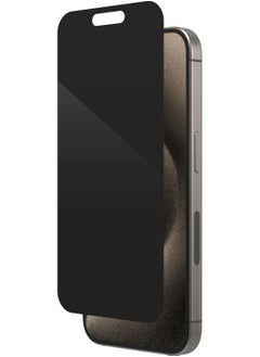 Invisible Shield iPhone 15 Pro Privacy Screen Protector [2 Way Privacy] 5X Stronger Elite Tempered Glass with EZ Apply Tray