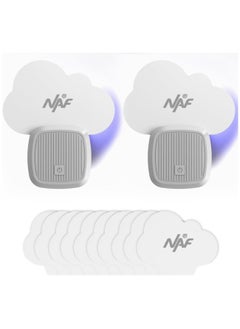 NAF Electric trap for flying insects, fleas and flies, insect killer trap, (2 devices + 12 refills)  - Image 2
