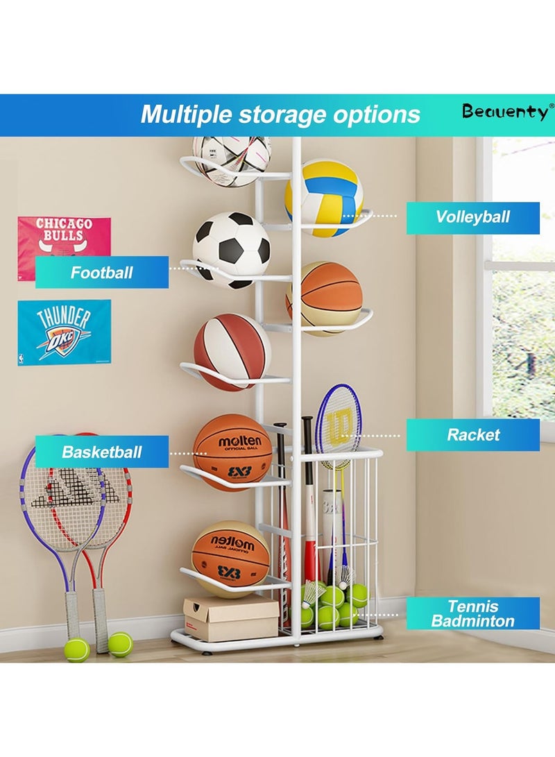 DubaiGallery Football Volleyball Basketball Storage Rack, For Household Indoor Use - Image 4