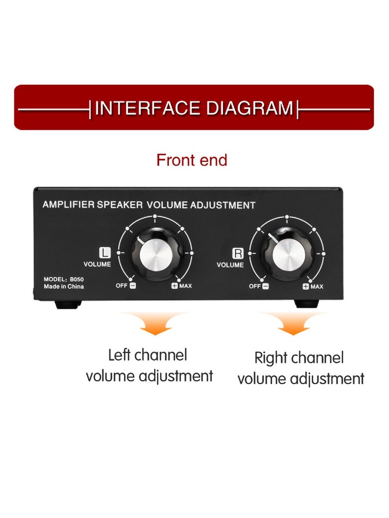 Speaker Sound Controllers Precise Independent Sound Adjuster Fine Tune Left & Right Channel Control 10Hz-50KHz - Image 2