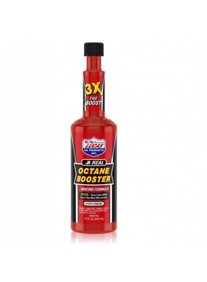 LUCAS OIL Lucas Oil 10026 12-Piece/Case 15 Oz. Bottle Octane Booster Fuel Treatment Fluid - Image 1