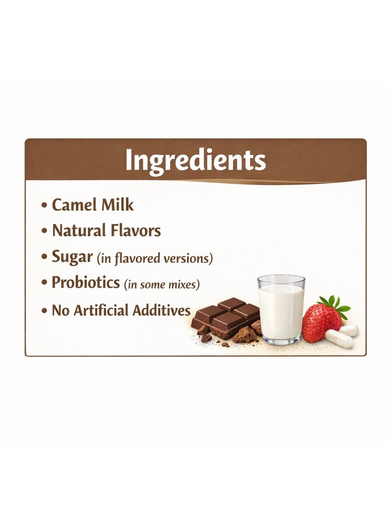 Noug Mixed Camel Milk 230MLx4 - Image 3