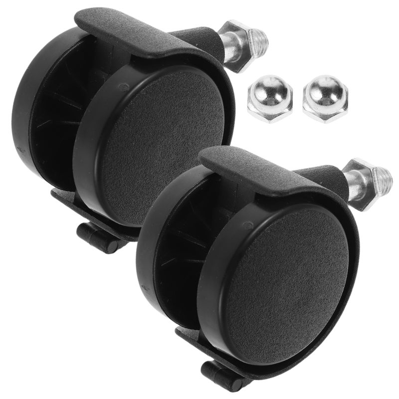 2pcs Baby Chair Wheels Replacement Baby Chair Caster With Brake Bath Stool Wheels Baby Chair Accessories - Image 1