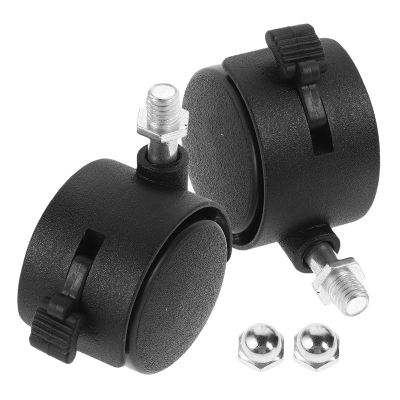 2pcs Baby Chair Wheels Replacement Baby Chair Caster With Brake Bath Stool Wheels Baby Chair Accessories - Image 5