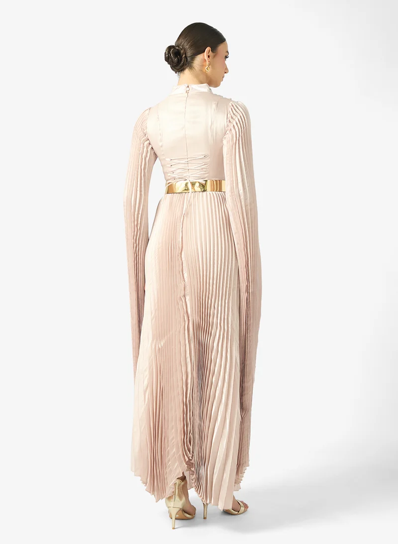 ELLA Dress With Exaggerated Slit Sleeve