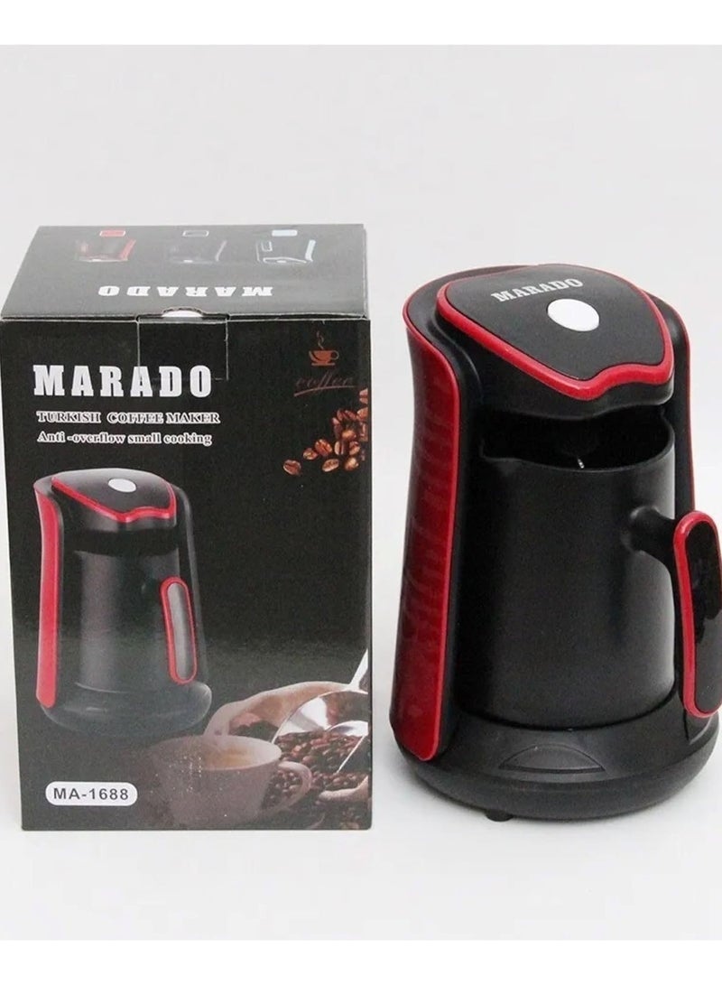 مارادو ماكينة تحضير القهوة التركية 4 اكواب من ماردو بضمان سنه متعدده الالوان - Image 4