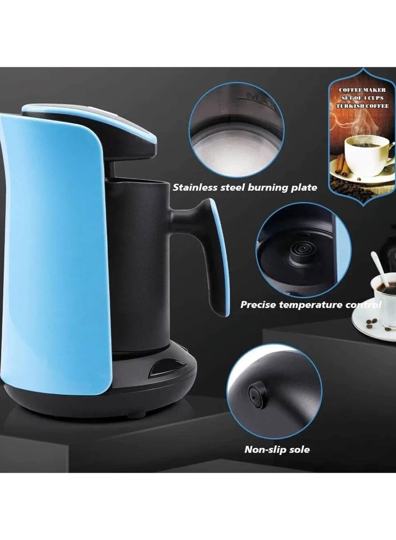 مارادو ماكينة تحضير القهوة التركية 4 اكواب من ماردو بضمان سنه متعدده الالوان - Image 2