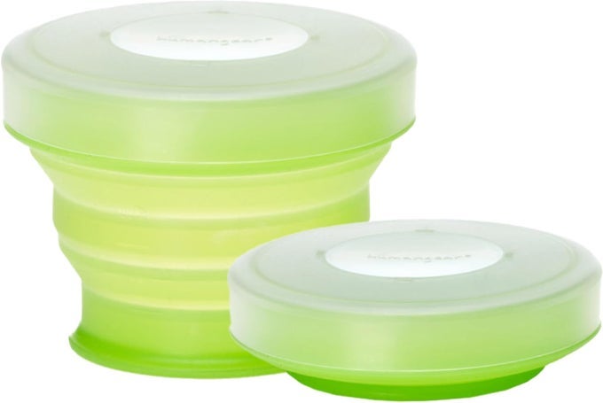 GOCUP | COMPACT STORAGE | ON THE GO CUP | BPA-FREE, PC-FREE, PHTHALATE-FREE, LARGE (8 FL.OZ/237ML), GREEN