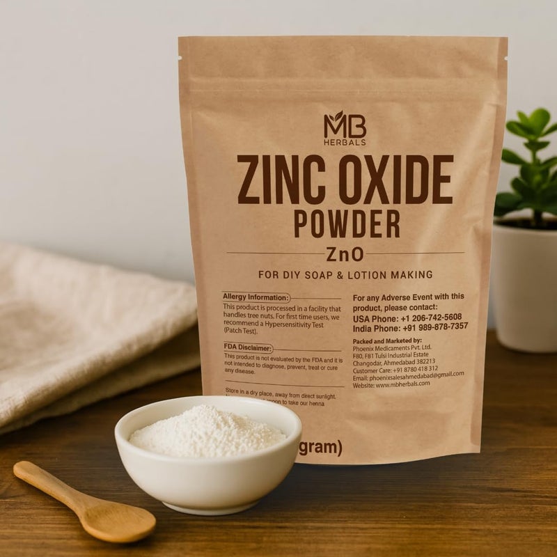 MB Herbals Zinc Oxide Powder 1 lb / 16 oz (454 Gram) | Uncoated & Non-Nano | For DIY Sunscreen Lotion and Cream - Image 2
