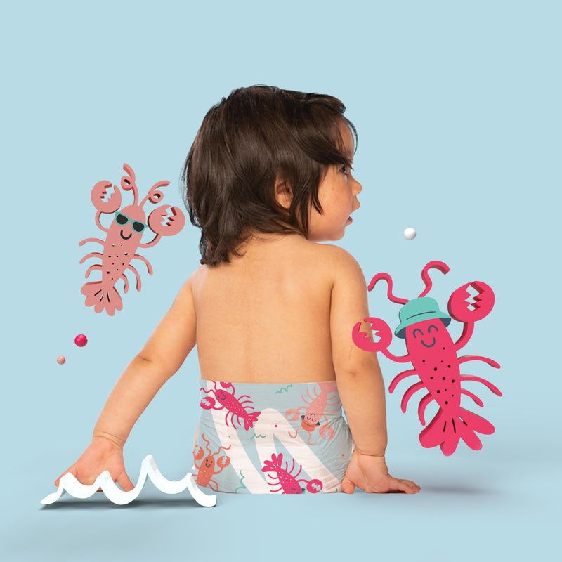 Hello Bello Premium Swim Diapers I Affordable and Eco-Friendly Disposable Swim Dipes for Babies and Kids I Size Medium - Image 4