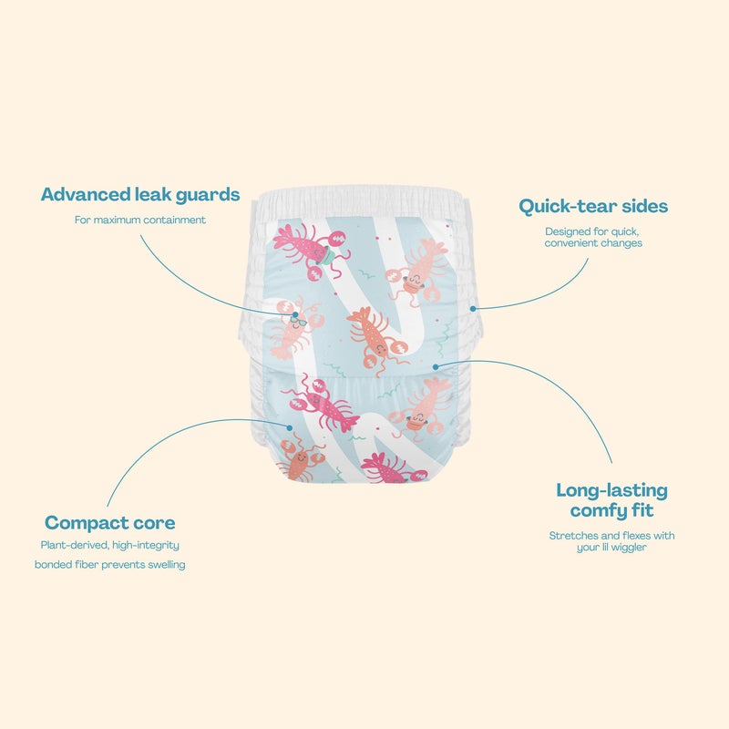 Hello Bello Premium Swim Diapers I Affordable and Eco-Friendly Disposable Swim Dipes for Babies and Kids I Size Medium - Image 3