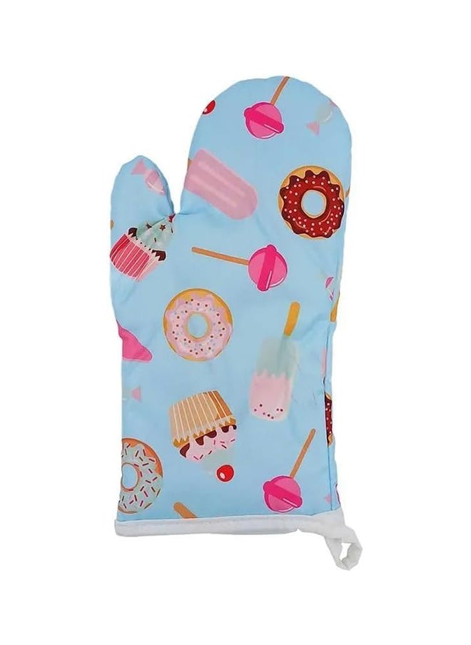 CC Bin Shihon Heat Resistant Oven Mitt | Silicone Double Oven Mitts with Cotton Liner and Non-Slip Surface for Cooking, Baking, BBQ, Microwave | Baking Gloves with Soft Lining, Good Grip, Easy to Clean  - Image 2