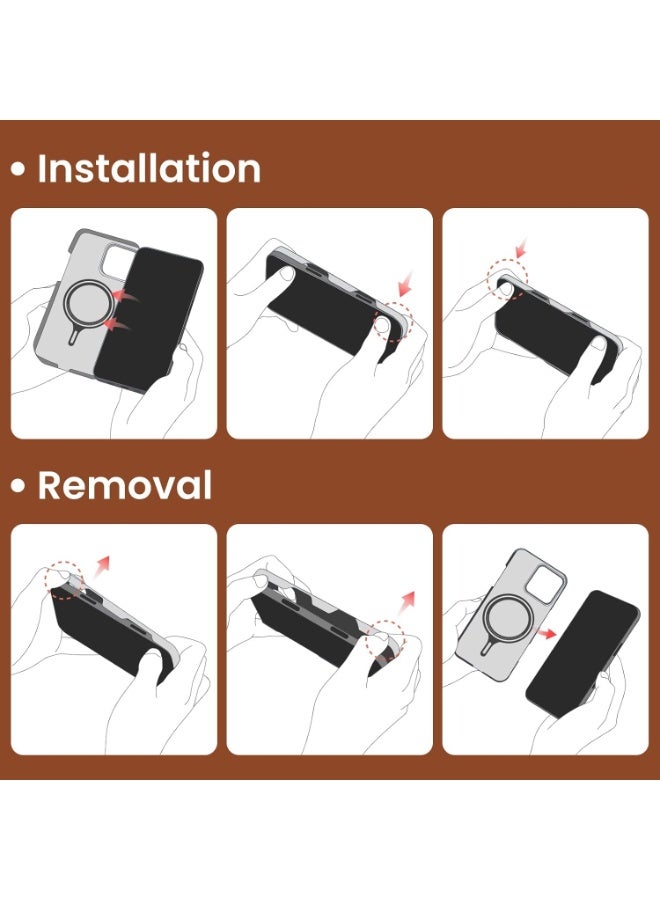 Aztech Premium Aramid Fiber Kevlar Case for iPhone 16 Pro Max Sunset Edition Ultra-Slim Lightweight Design with Shockproof Protection MagSafe Compatible Qi Wireless Charging Ready Anti-Fingerprint Matte Finish Raised Camera and Screen Edges Grippy Texture Precise Cutouts and Responsive Tactile Buttons Pocket-Friendly Slim Protective Case - Image 3