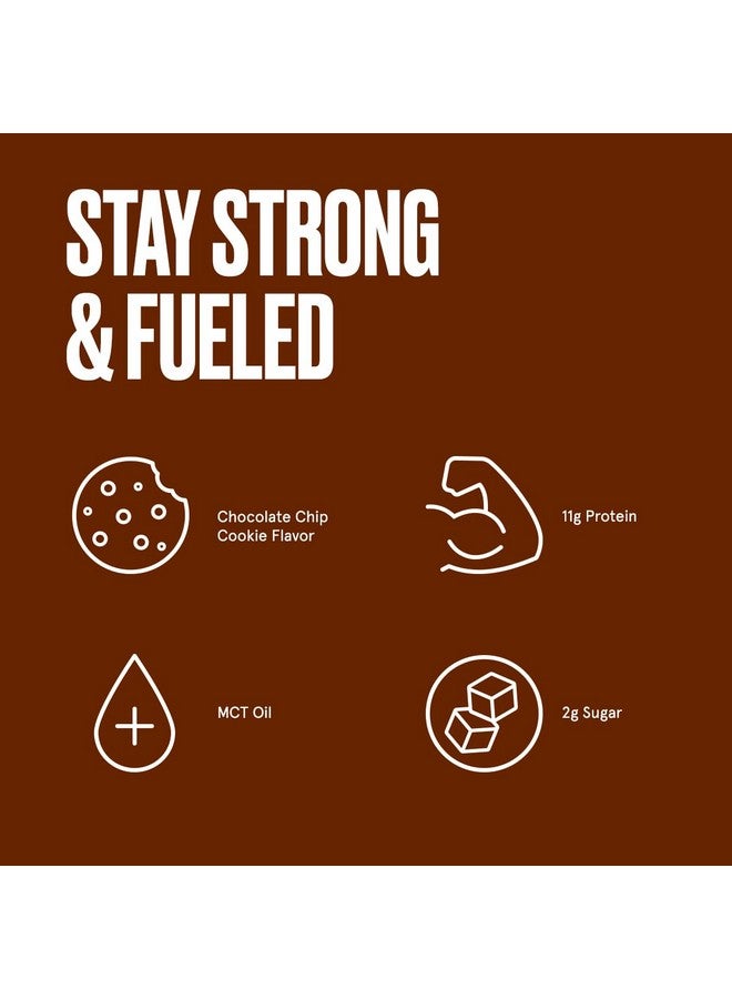 Bulletproof Chocolate Chip Cookie Dough Collagen Protein Bars, Pack of 12, Keto-Friendly Snack with MCT Oil, Grass-fed Collagen, No Added Sugar - Image 3