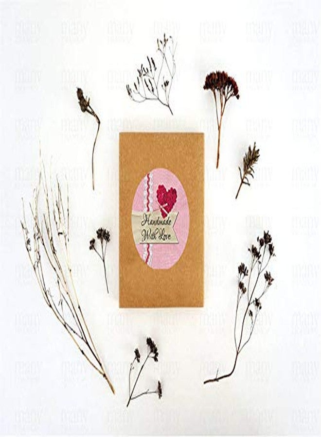 D2C Gift Wrapping Supplies 1.5 Inch Pink Floral Hand Made with Love Gift WrapStickers Seal Label for Small Business Self Adhesive for Packaging, Gift Boxes (30 pcs) - Image 5