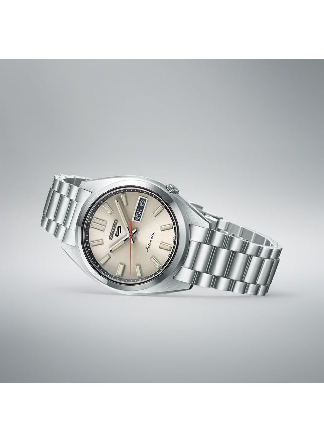 SEIKO Stainless Steel Analog Gray Dial Men's Watch-SRPK91K1, Band Color-Silver - Image 5