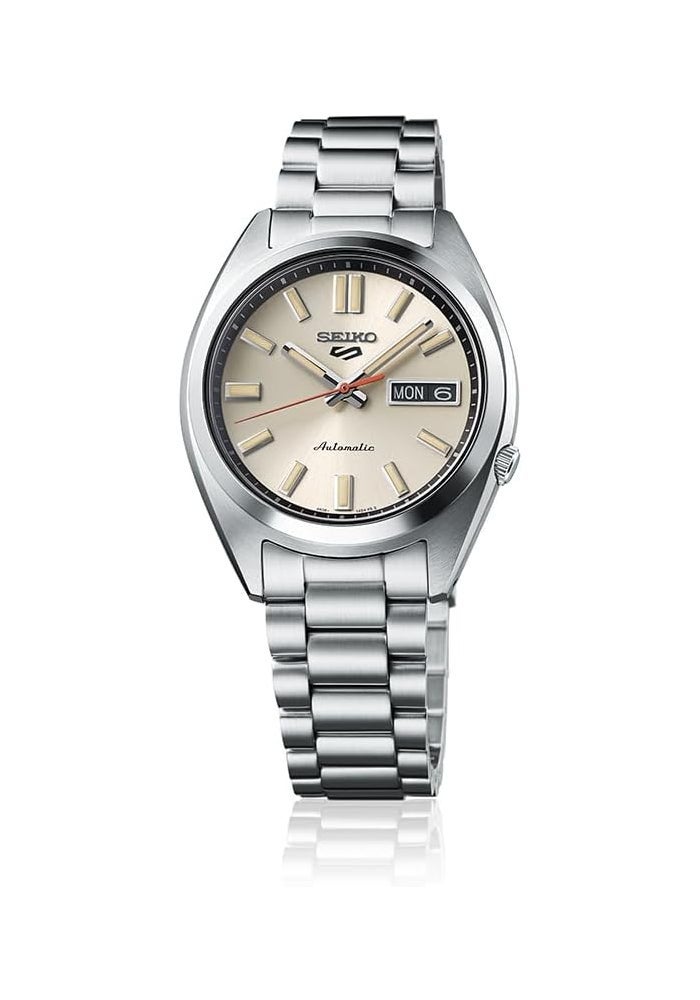 SEIKO Stainless Steel Analog Gray Dial Men's Watch-SRPK91K1, Band Color-Silver - Image 1