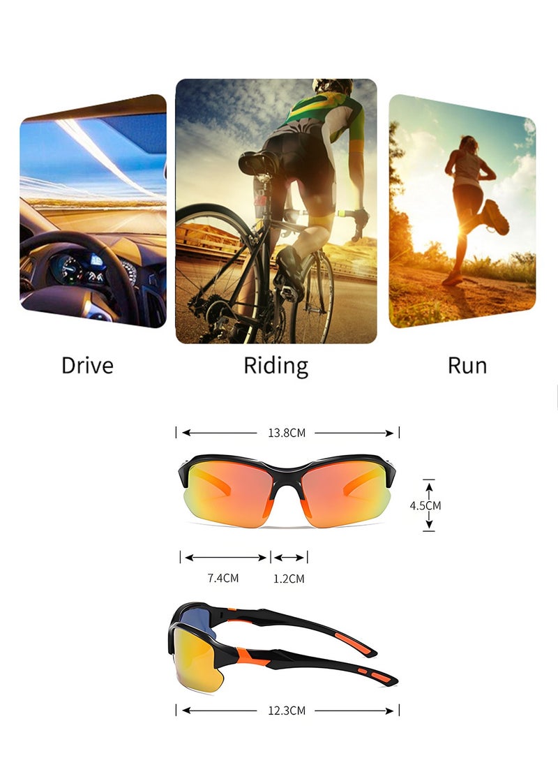 mosunx Polarized Sports Sunglasses  - Lightweight UV Protection Eyewear for Cycling, Fishing, and Driving  - Image 5
