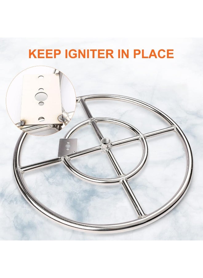 Generic - Grisun  Rectangular Stainless Steel Drop-In Fire Pit Kit - Image 1