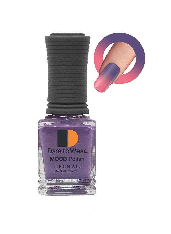 Lechat Color Changing Nail Polish 15ml Glossy Super Shine Nail Lacquer 15ml Fast Dry Long Lasting Nail Enamel Temperature Change Mood Color Polish Nail Art No Need UV LED Lamp No curing Manicure Nail Paint - Image 1